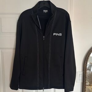 PING Men's Black Golf Jacket
